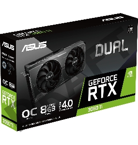 Видеокарта Asus DUAL-RTX3060TI-O8GD6X NVIDIA GeForce RTX 3060Ti 8192Mb 256 GDDR6 1710/14000 HDMIx2 DPx3 HDCP Ret