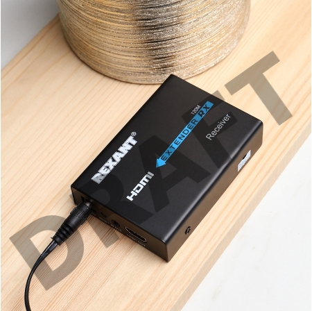 Приёмник сигнала HDMI по витой паре LAN (RJ-45) кат. 5е/6 REXANT