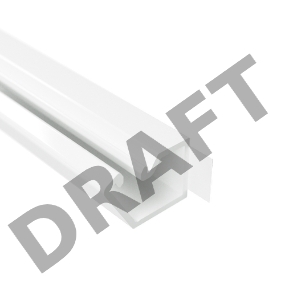 Кабель-канал 10х10 L2000 пластик TMR с клейкой пленкой ДКС 00301