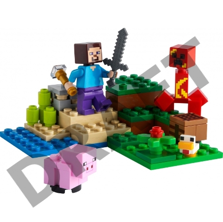 Конструктор Lego Minecraft Засада Крипера (21177)