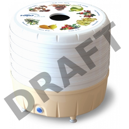 Сушилка для овощей и фруктов Ротор Алтай СШ-022 5под. 350Вт белый