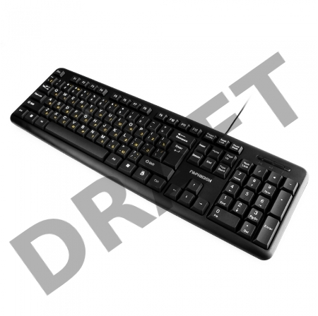 Клавиатура Гарнизон GK-100, USB, черный