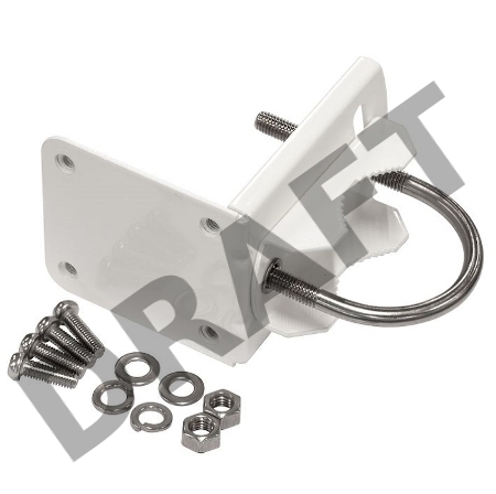 Металлическое крепление для установки антенны на мачту Mikrotik LHGmount Simple metallic mount for LHG series products