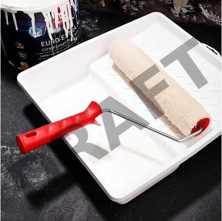 Валик «Натуральный мех» бесшовный, ворс 12 мм, ширина ролика 240 мм, Ø 42 мм, бюгель 6 мм REXANT