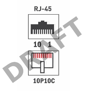Rexant Разъем RJ-50(10P10C) под витую пару, UTP, категория 3, универсальный