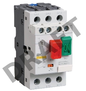 Пускатель ПРК32-1.6 In1.6А Ir1.0-1.6А Ue 660В ИЭК DMS11-D16