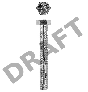 Болт с шестигранной головкой, DIN 933, M12x50мм, 50шт, кл. пр. 8.8, оцинкованный, KRAFTOOL