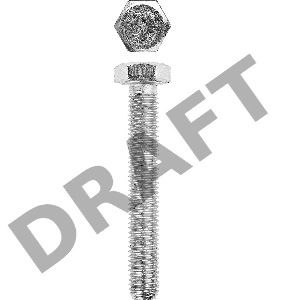 Болт ГОСТ 7798-70, M12 x 90 мм, 5 кг, кл. пр. 5.8, оцинкованный, ЗУБР