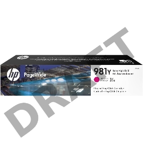 Картридж HP 981Y пурпурный Original PageWide Crtg