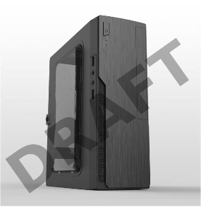 Корпус с блоком питания 220Вт. Case Foxline FL-BQ5, mITX, 1x5.25EXT(slim), 1x2.5INT, 2xUSB3.0, HDA, 1x40fan, w/220W TFX PSU, Tool-Free, w/1.2m EU pwr cord