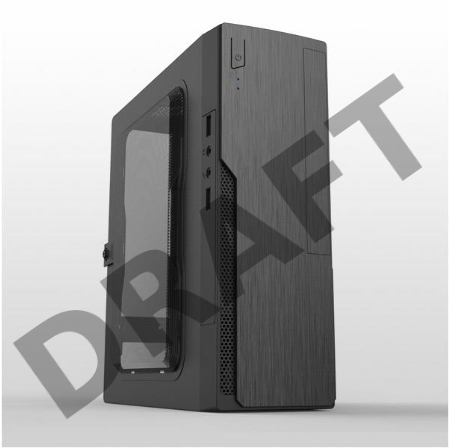 Корпус с блоком питания 220Вт. Case Foxline FL-BQ5, mITX, 1x5.25EXT(slim), 1x2.5INT, 2xUSB3.0, HDA, 1x40fan, w/220W TFX PSU, Tool-Free, w/1.2m EU pwr cord