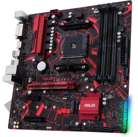 Материнская плата ASUS AMD A320 sAM4 Socket for AMD mATX