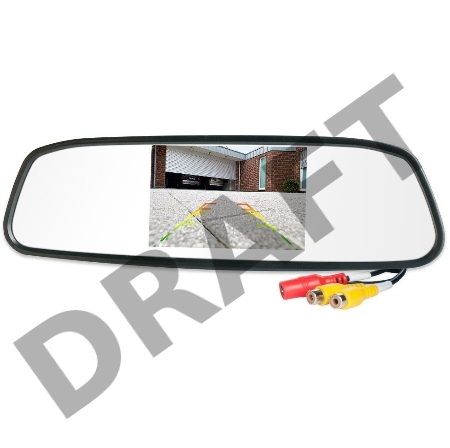 Зеркало заднего вида с монитором Swat VDR-2U 5