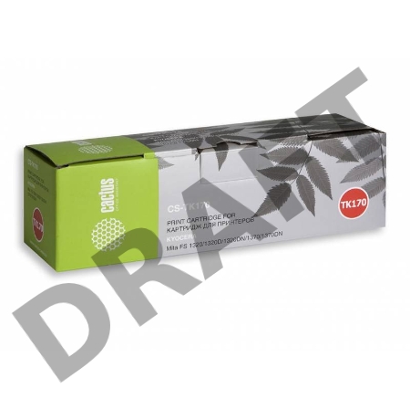 Тонер Картридж Kyocera CS-TK170 черный для Kyocera Mita FS 1320/1320d/1320dn (7200стр.)