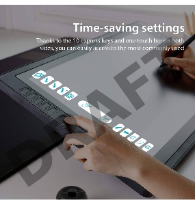 Планшет для рисования Huion Kamvas PRO 22 USB черный