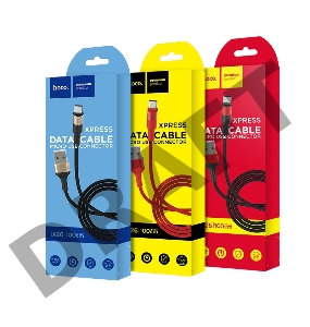 Кабель USB 2.0 hoco X26, AM/microBM, черно-золотой, 1м