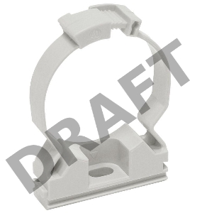 Держатель хомутный для труб CFC25 d25 сер. ИЭК CTA10MP-CFC25-K41-100