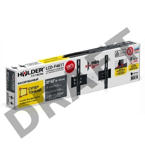 Кронштейн для телевизора Holder LCD-F4611 черный 32