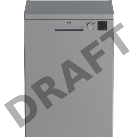 Посудомоечная машина 60см DVN053WR01S 7656508377 BEKO Отдельностоящая