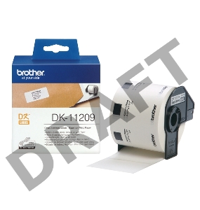 Адресные наклейки малые Brother DK11209 (800 шт - 29 x 62 мм)