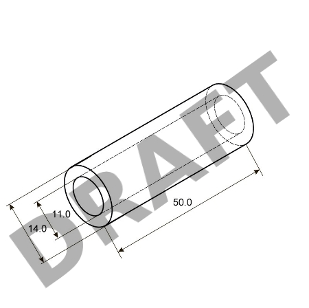 Гильза ГМЛ 50-11 (35 мм² - Ø 10 мм) ГОСТ 23469.3-79 (в упак. 5 шт.) REXANT