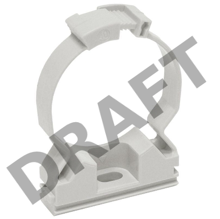 Держатель хомутный для труб CFC16 d16 ИЭК CTA10MP-CFC16-K41-100