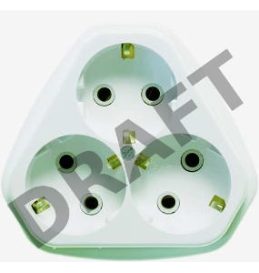 Розетка 3-м СП РС10/16-835 с заземл. Кунцево 5929