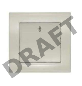 Выключатель проходной 1-кл. СП Бриллиант 10А IP20 сл. кость Universal 7948592