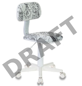 Кресло детское Бюрократ CH-W201NX/PS белый