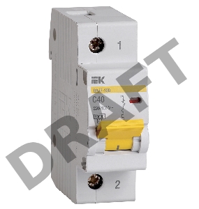 Выключатель автоматический модульный 1п C 40А 10кА ВА47-100 ИЭК MVA40-1-040-C