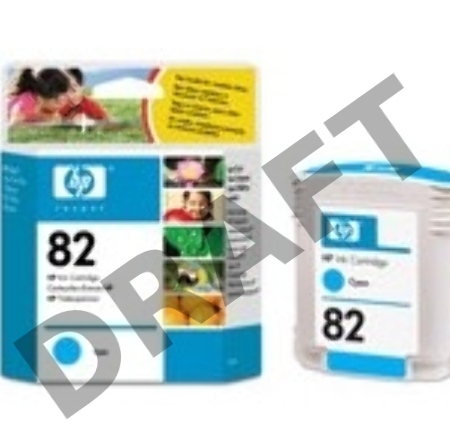 Картридж струйный HP №82 C4911A голубой для HP DJ 500/800 (69мл)