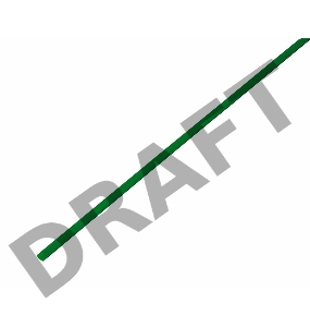 Трубка термоусадочная 3.0/1.5 1м зел. Rexant 20-3003