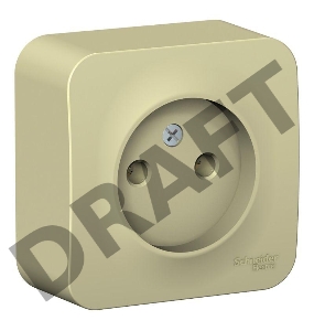 Розетка ОП BLANCA 16А 250В без шторок без заземл. изол. пласт. беж. SchE BLNRA000117