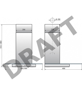 Вытяжка Elikor Кристалл 50Н-430-К3Д нерж/тон