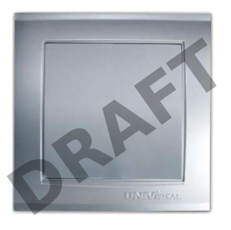 Выключатель 1-кл. СП Бриллиант 10А IP20 серебр. Universal 7949612