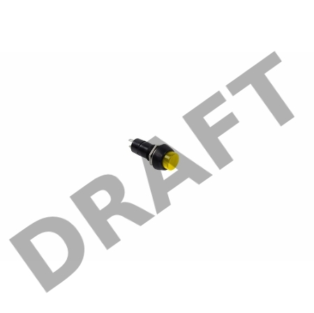 Выключатель-кнопка  250V 1А (2с) (ON)-OFF  Б/Фикс  желтая  REXANT