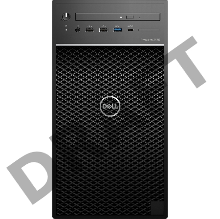 Персональный компьютер/ DELL PRECISION T3650 MT/Core i7-10700/16GB/256GB SSD/1TB HDD/NVIDIA T1000 4GB(4mini DP) /KEYB RUS+mice/Linux/1Y  (ОС:NO; Keyb:RUS, Powercord EU)