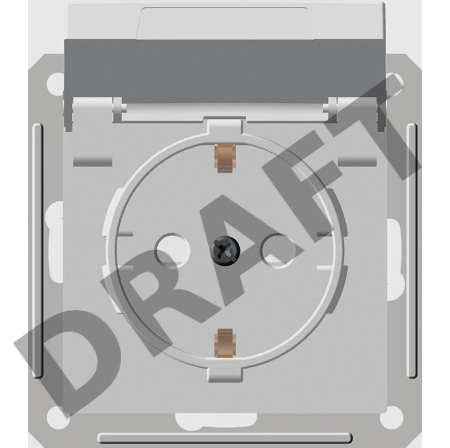 Розетка 1-м СП W59aqua 16А защ. шторки с заземл. бел. IP44 SchE RS16-152B-18