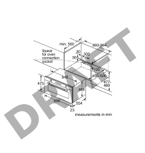 Встраиваеммый духовой шкаф SIEMENS VB554CCR0 IQ500  90*48см, 85л