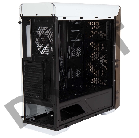 Корпус Hiper M11 FRGB-WT черный без БП ATX 4x120mm 1xUSB2.0 1xUSB3.0 audio bott PSU