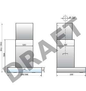 Вытяжка ELIKOR Агат 60Н-1000-Е4Д нерж/белый