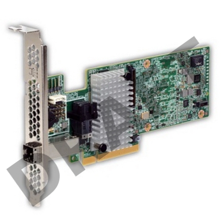 Контроллер LSI MegaRAID SAS9380-4i4e SGL  (LSI00439) SAS 12G, (PCI-E 3.0 x8, LP) , RAID 0,1,10,5,6, 8port (1*intSFF8643 + 1*extSFF8644),1GB onboard, К