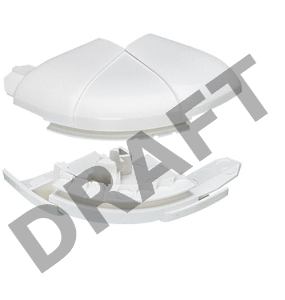 Угол внешний LEGRAND 010622, переменный от 60° до 120°, для кабель-канала 80х50мм