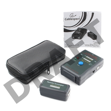 Тестер LAN Cablexpert NCT-2, 100/1000 Base-TX,  для UTP, STP, RJ-11, USB-кабеля 