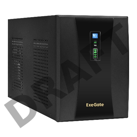 Источник бесперебойного питания  ExeGate EX292615RUS SpecialPro UNB-3000.LED.AVR.2SH.4C13.RJ.USB <3000VA/1800W,LED, AVR,2*Schuko+4*C13,RJ45/11,USB, металлический корпус, Black>