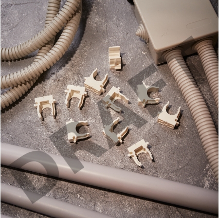 Крепеж-клипса для монтажного пистолета Ø 16 мм, белая (100 шт/уп) REXANT