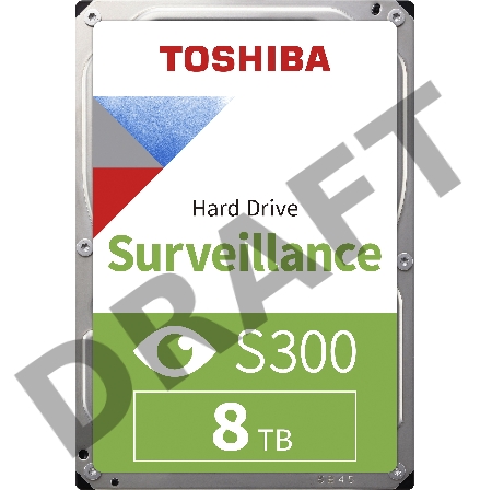 Жесткий диск Toshiba SATA-III 8Tb HDWT380UZSVA Surveillance S300 (7200rpm) 256Mb 3.5