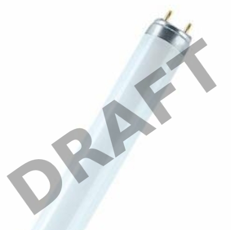 Лампа люминесцентная L 58W/76 NATURA DE LUXE 58Вт T8 3500К G13 OSRAM 4050300010533