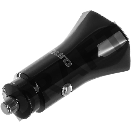 Автомобильное зар./устр. Buro BUCG1 3.1A черный (BUCG15S200BK)