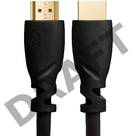 Кабель Greenconnect 15.0m HDMI версия 2.0, HDR Ultra HD 4K60 Hz/ 5K30Hz, 3D, Ethernet 18.0 Гбит/с, OD8.0mm, 28/26 AWG, черный, GCR-HM312-15.0m